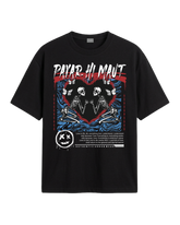Payar Hi Maut Oversized Graphic T-Shirt — Black