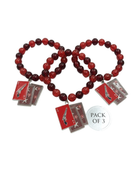 Ace Revolver Beaded Bracelet -- Pack of 3