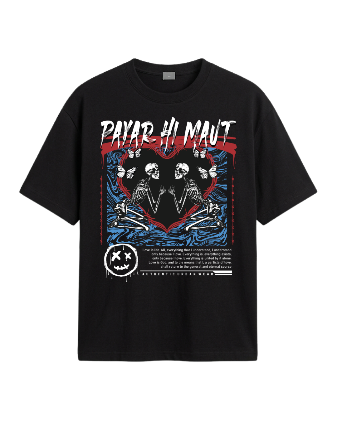 Payar Hi Maut Oversized Graphic T-Shirt — Black